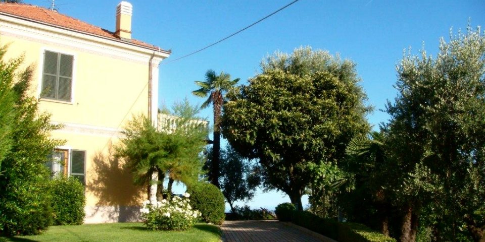 
			The driveway leading to the villa
			