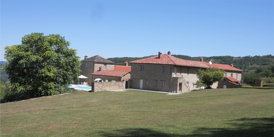 
			The former monastery seen from the garden
			