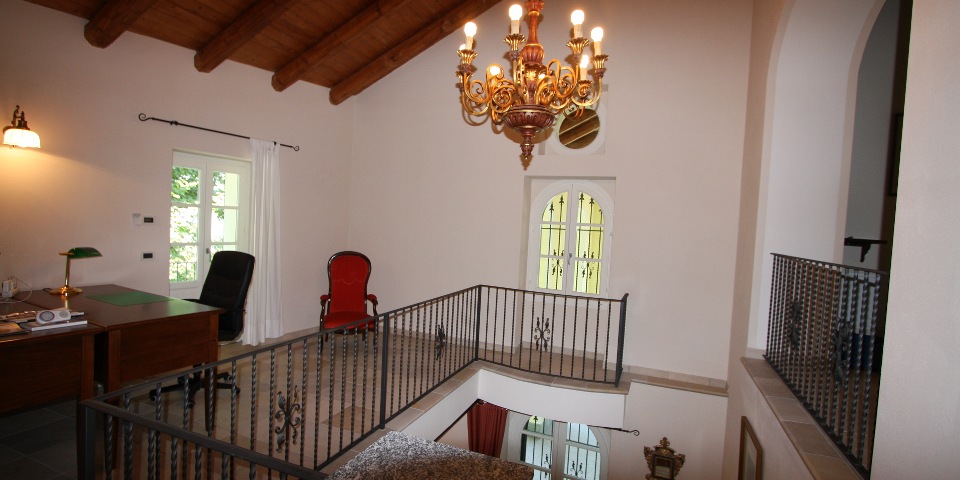 
			The study in the open gallery on the first floor
			
