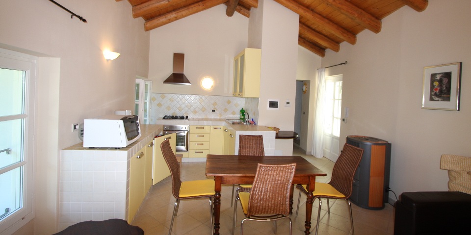 
			The apartment on the first floor
			